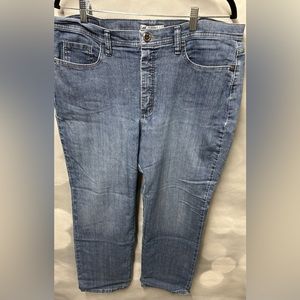 Lee Classic Fit At The Waist‎ Blue Jeans 16 Short Petite Denim